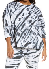 Zella Coastal Tie Dye Sweatshirt (Plus Size)