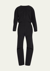 Zero + Maria Cornejo Biker Straight-Leg Jumpsuit