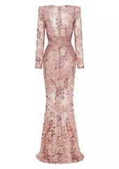 Zhivago The Beginning Floral Lace Gown