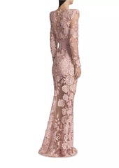 Zhivago The Beginning Floral Lace Gown