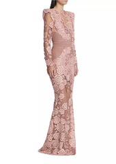 Zhivago The Beginning Floral Lace Gown