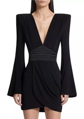 Zhivago The Fan V-Neck Minidress