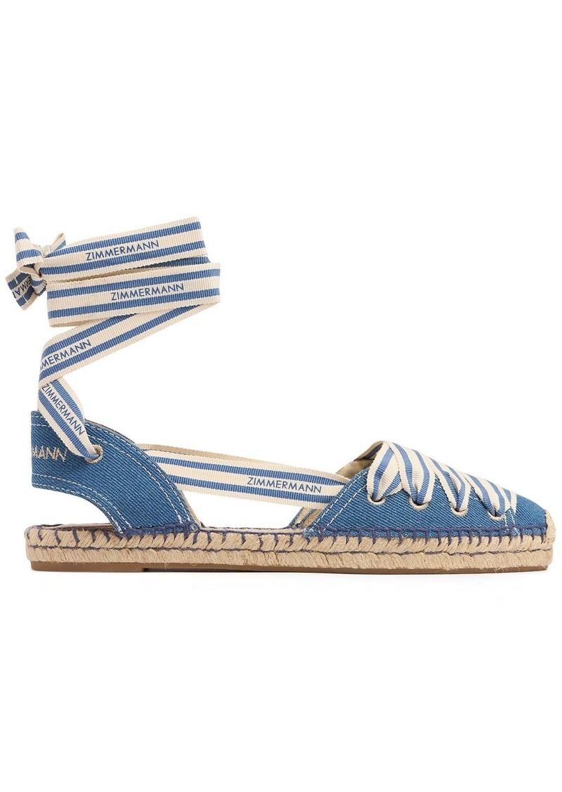 Zimmermann 10mm Sol Flat Espadrilles