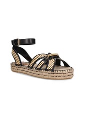 Zimmermann 50mm Prisma Slide Leather Sandals