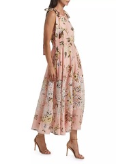 Zimmermann Acacia Floral Broderie Midi-Dress