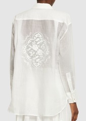 Zimmermann Alight Embroidered Relaxed Shirt