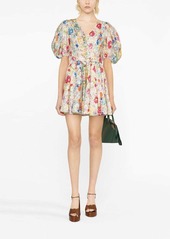 Zimmermann Clover floral-print minidress