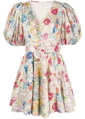 Zimmermann Clover floral-print minidress