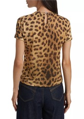 Zimmermann Crush Embellished Leopard T-Shirt