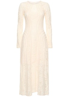 Zimmermann Devi Cotton Blend Lace Midi Dress