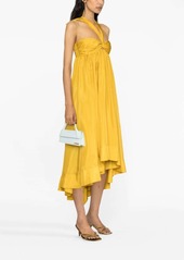 Zimmermann Devi halterneck asymmetric dress