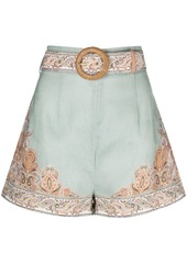 Zimmermann Devi linen shorts