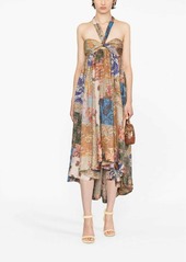 Zimmermann Devi paisley-print halterneck dress