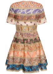 Zimmermann Devi Short Sleeved Linen Mini Dress