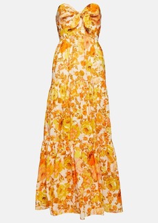 Zimmermann Floral cotton maxi dress