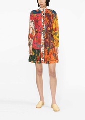Zimmermann floral-print belted mini dress