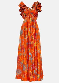 Zimmermann Floral silk maxi dress