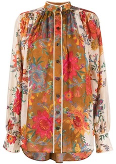 Zimmermann Ginger floral-print silk blouse