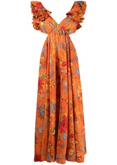 Zimmermann Ginger floral-print silk midi dress