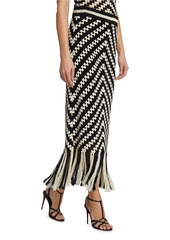 Zimmermann Halliday Crochet Tassel Maxi Skirt