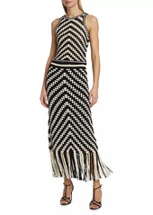 Zimmermann Halliday Crochet Tassel Maxi Skirt