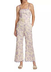 Zimmermann Halliday Floral Linen Pants