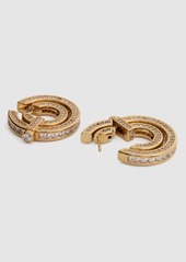 Zimmermann Halo Pavé Hoop Earrings