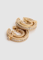 Zimmermann Halo Pavé Hoop Earrings