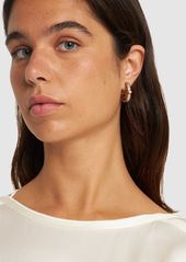 Zimmermann Halo Pavé Hoop Earrings