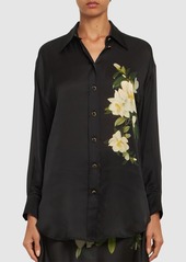 Zimmermann Harmony Flower Buttoned Silk Shirt