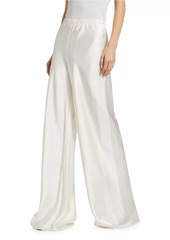 Zimmermann Harmony Satin Wide-Leg Pants