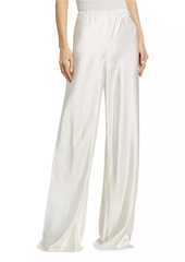 Zimmermann Harmony Satin Wide-Leg Pants