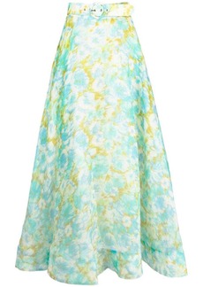 Zimmermann High Tide floral-print maxi skirt