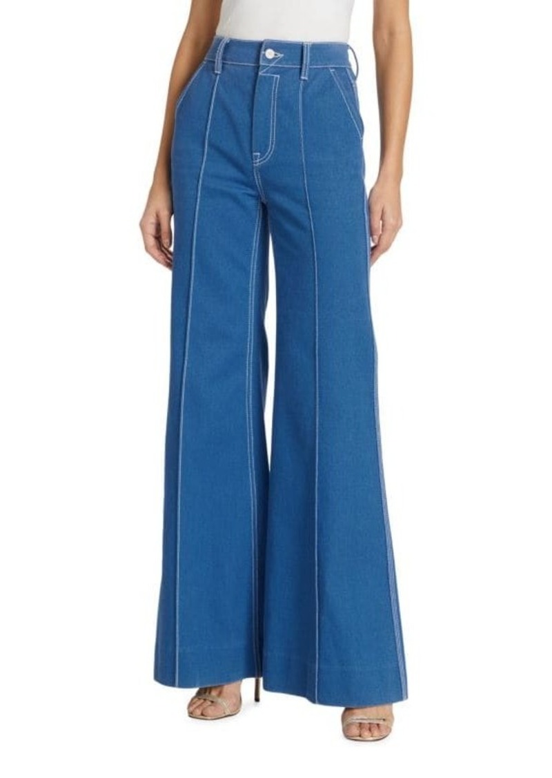 Zimmermann High Tide High Rise Flared Jeans