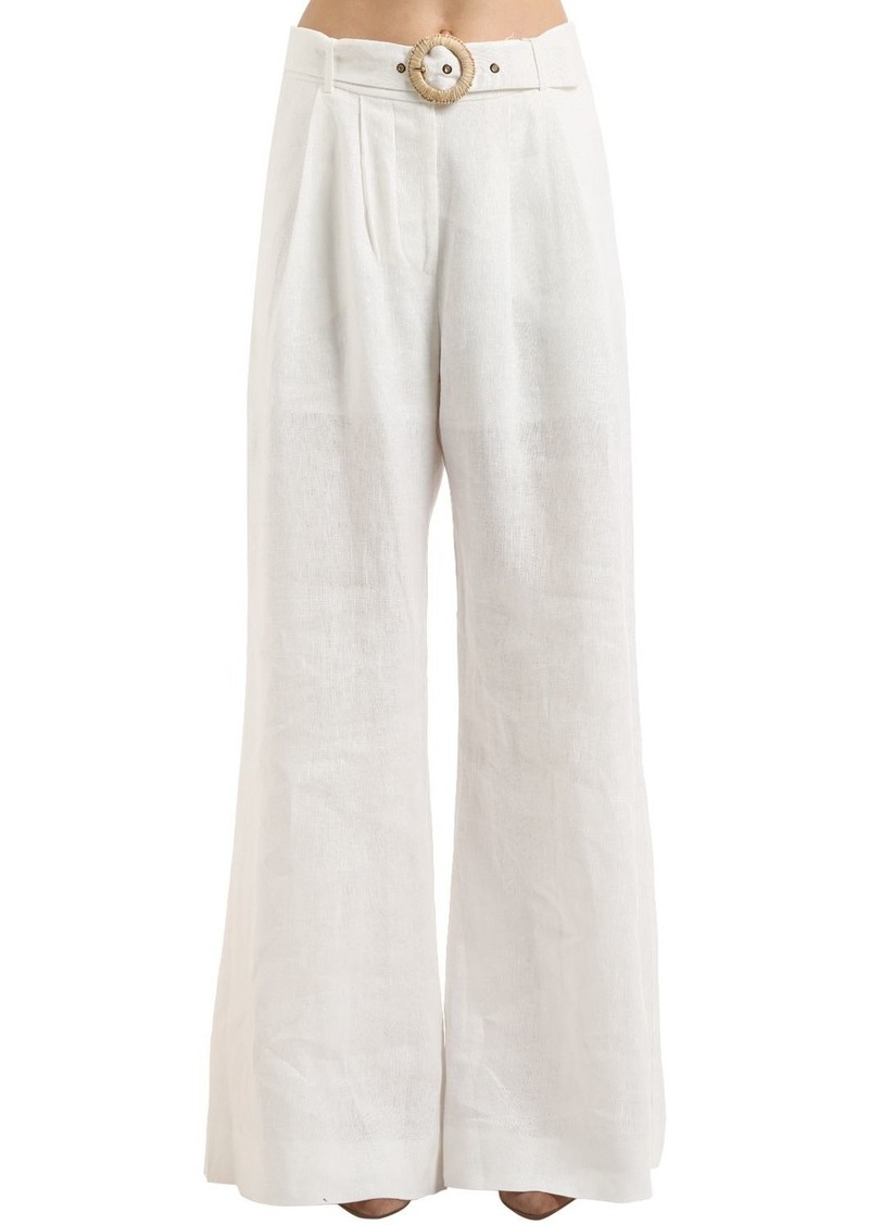 high waisted linen pants