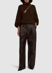 Zimmermann Illustration Leather Wide Pants