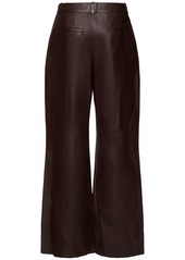 Zimmermann Illustration Leather Wide Pants