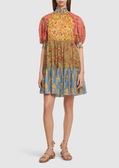 Zimmermann Junie Lantern Cotton Mini Dress