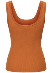 Zimmermann Junie Scoop Neck Viscose Blend Tank Top