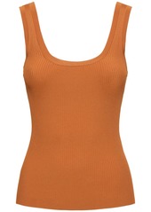 Zimmermann Junie Scoop Neck Viscose Blend Tank Top