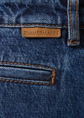Zimmermann Luminosity Cotton Denim Maxi Skirt