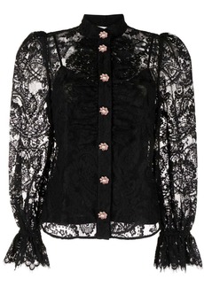 Zimmermann Luminosity floral-lace blouse