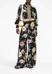 Zimmermann Luminosity floral-print silk trousers