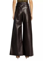 Zimmermann Luminosity Wide-Leg Leather Pants