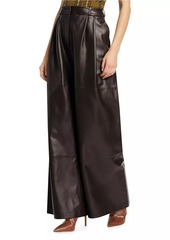 Zimmermann Luminosity Wide-Leg Leather Pants