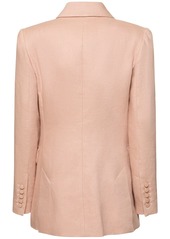 Zimmermann Lvr Exclusive Textured Linen Blazer