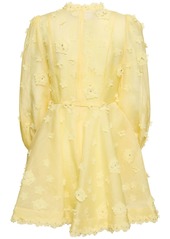 Zimmermann Matchmaker Lift Off Linen Mini Dress