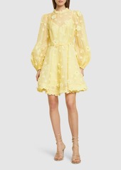 Zimmermann Matchmaker Lift Off Linen Mini Dress