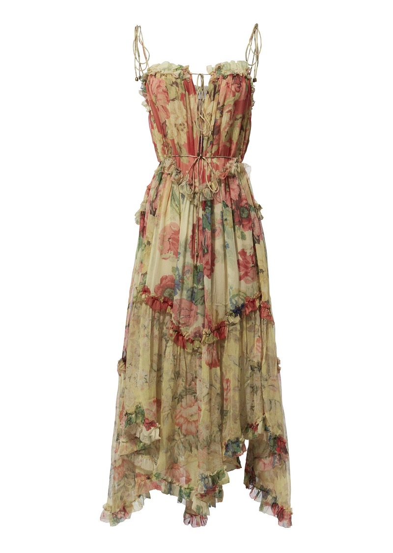 zimmermann silk melody floating dress