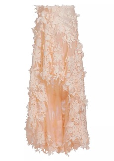 Zimmermann Natura Lasercut Appliqué Maxi Skirt